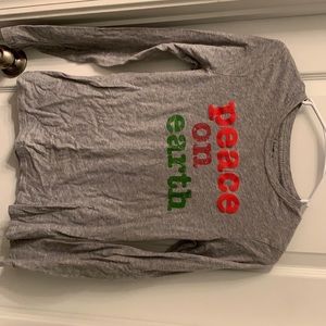 peace on earth long sleeve 🎄